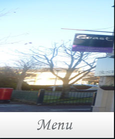 Coast Holywood Menu